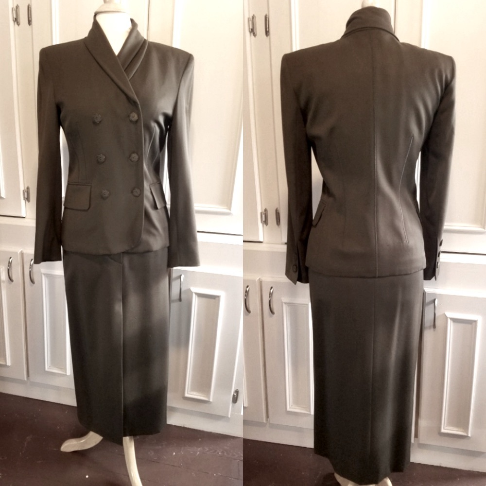 Escada high end fitted long skirt suit. MAKE OFFER